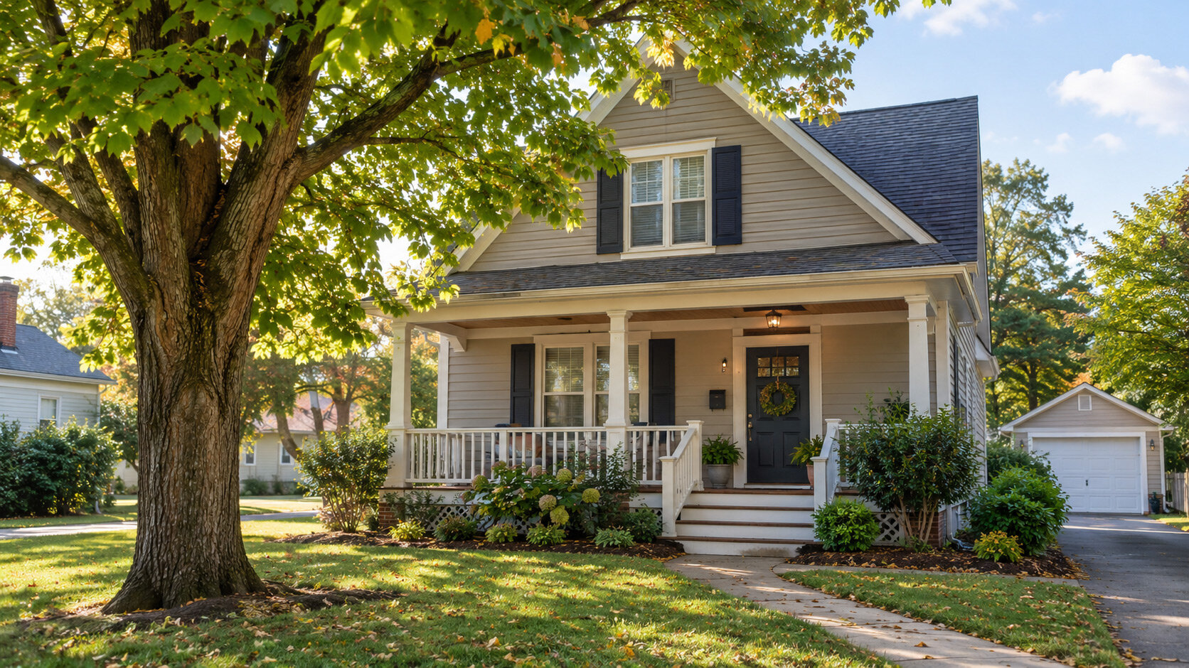Family home representing the process of managing an inherited property