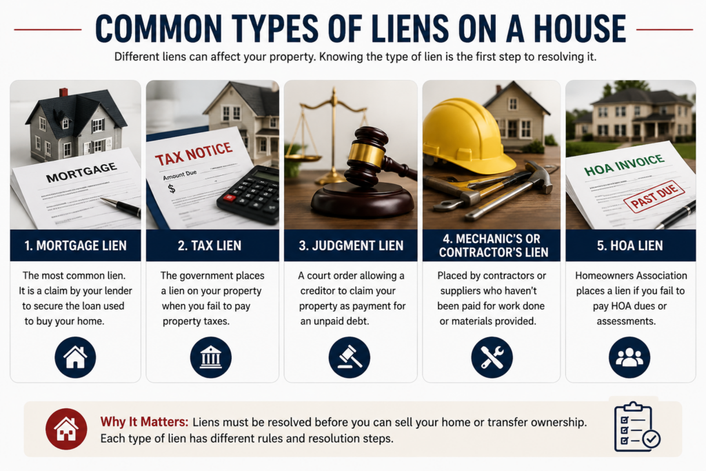 common types of liens on a house
