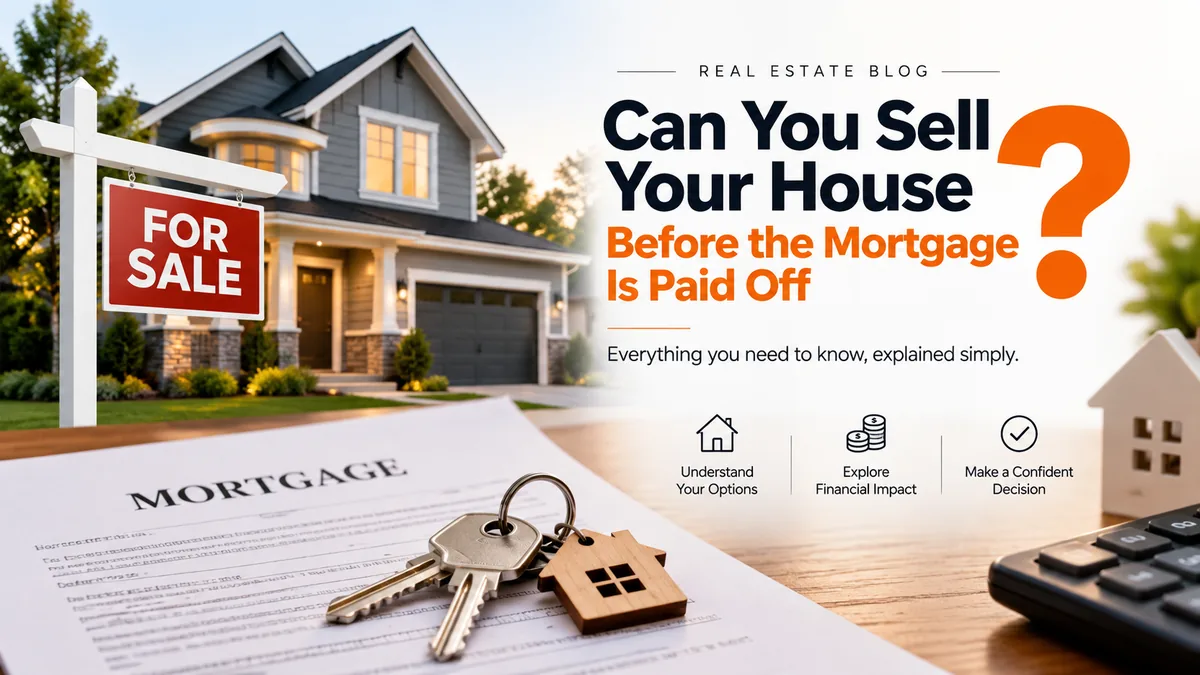 Can you sell your house before the mortgage is paid off?