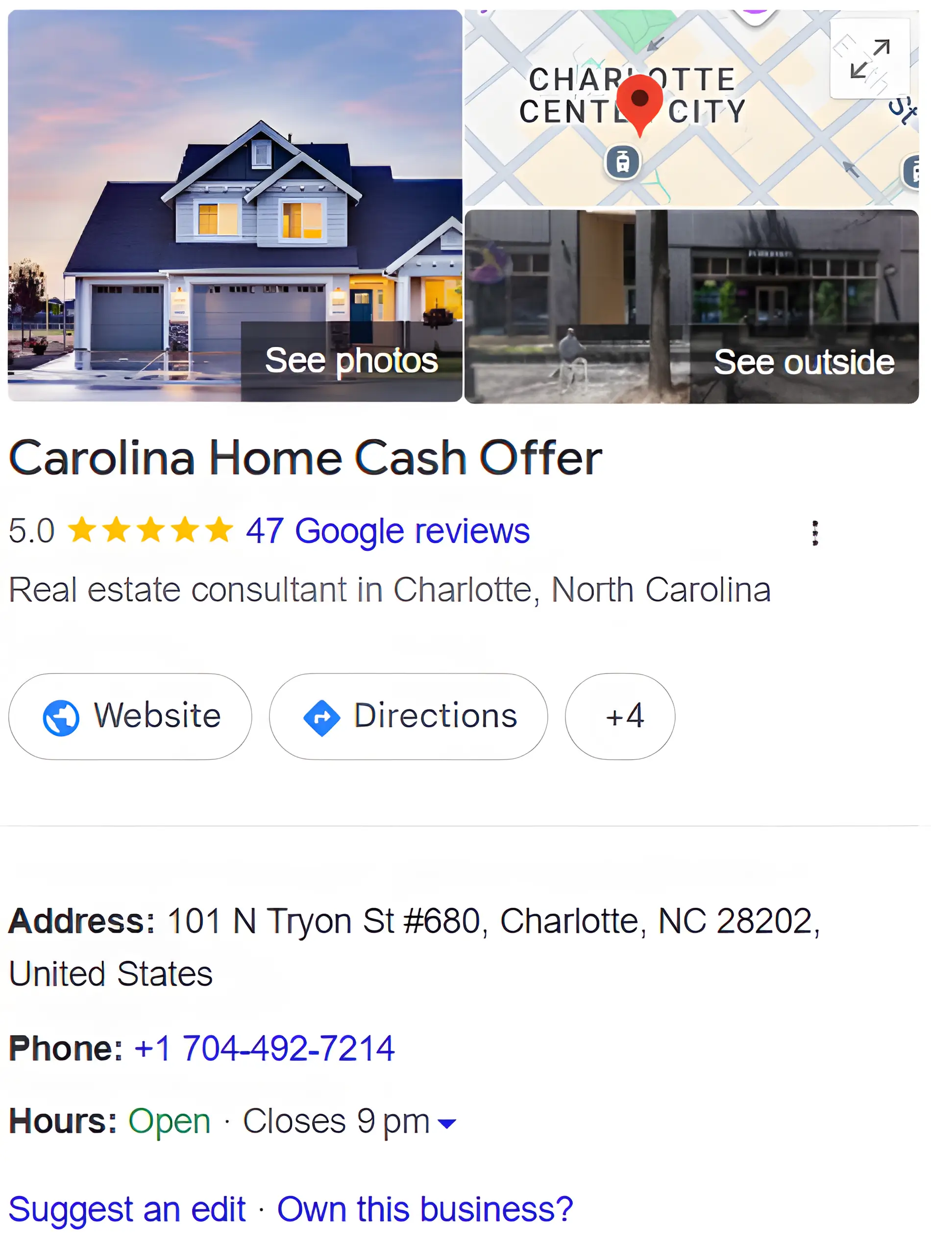 local cash house buyers North Carolina