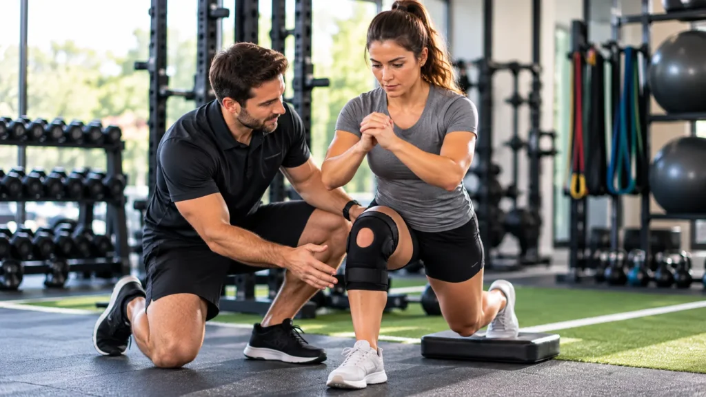 working out with an injury with corrective exercises