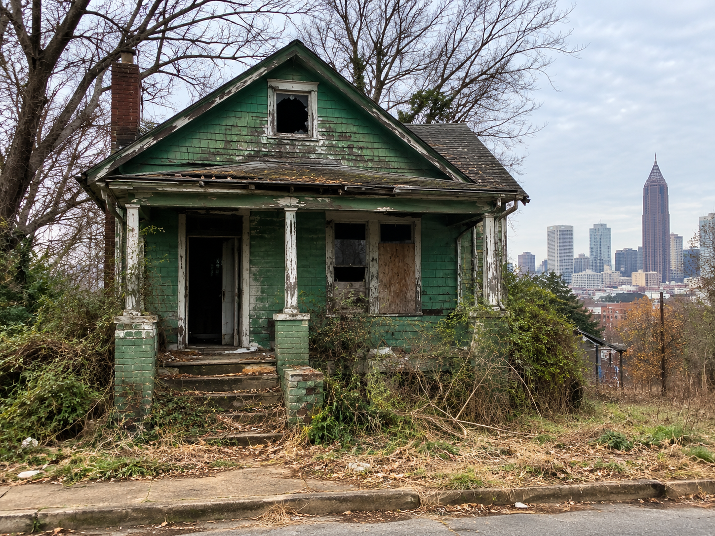 abandoned house