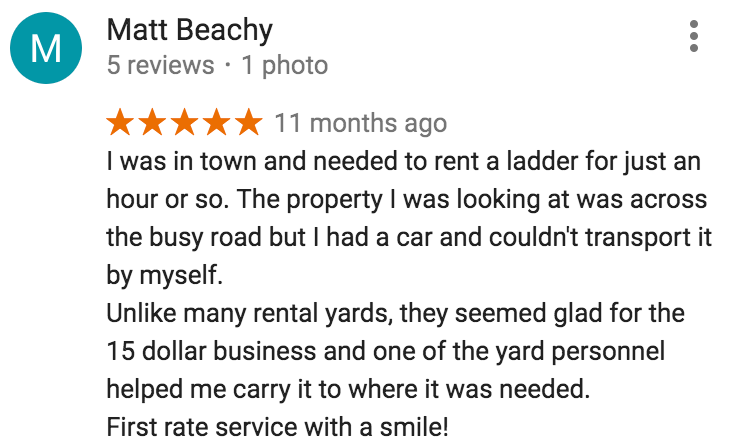 rental equipment klamath falls reviews