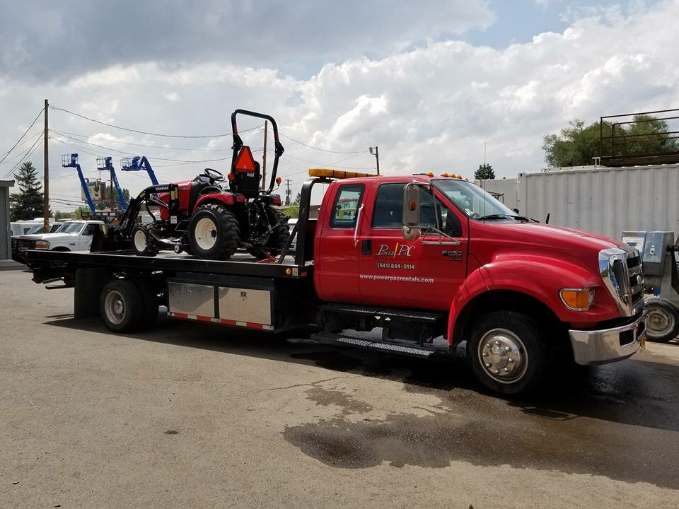 equipment rental delivery medford and klamath falls oregon