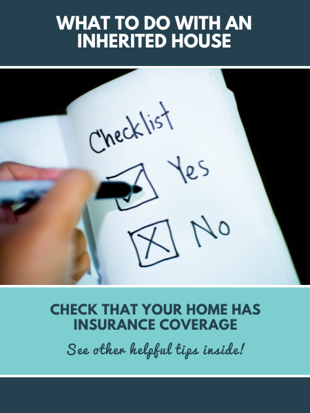 what to do with an inherited house checklist
