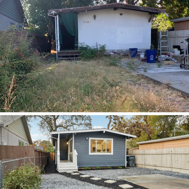 Inherited home in natomas before and after
