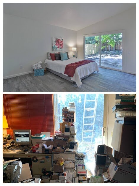 Bedroom condition before Valley Hi home renovation