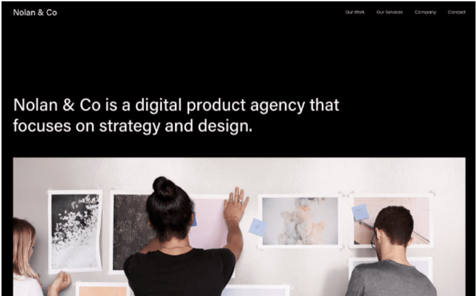 SquareSpace real estate website example