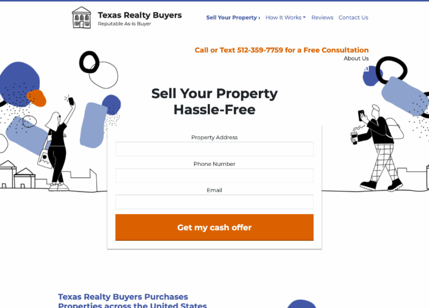Texas Realty Buyers homepage