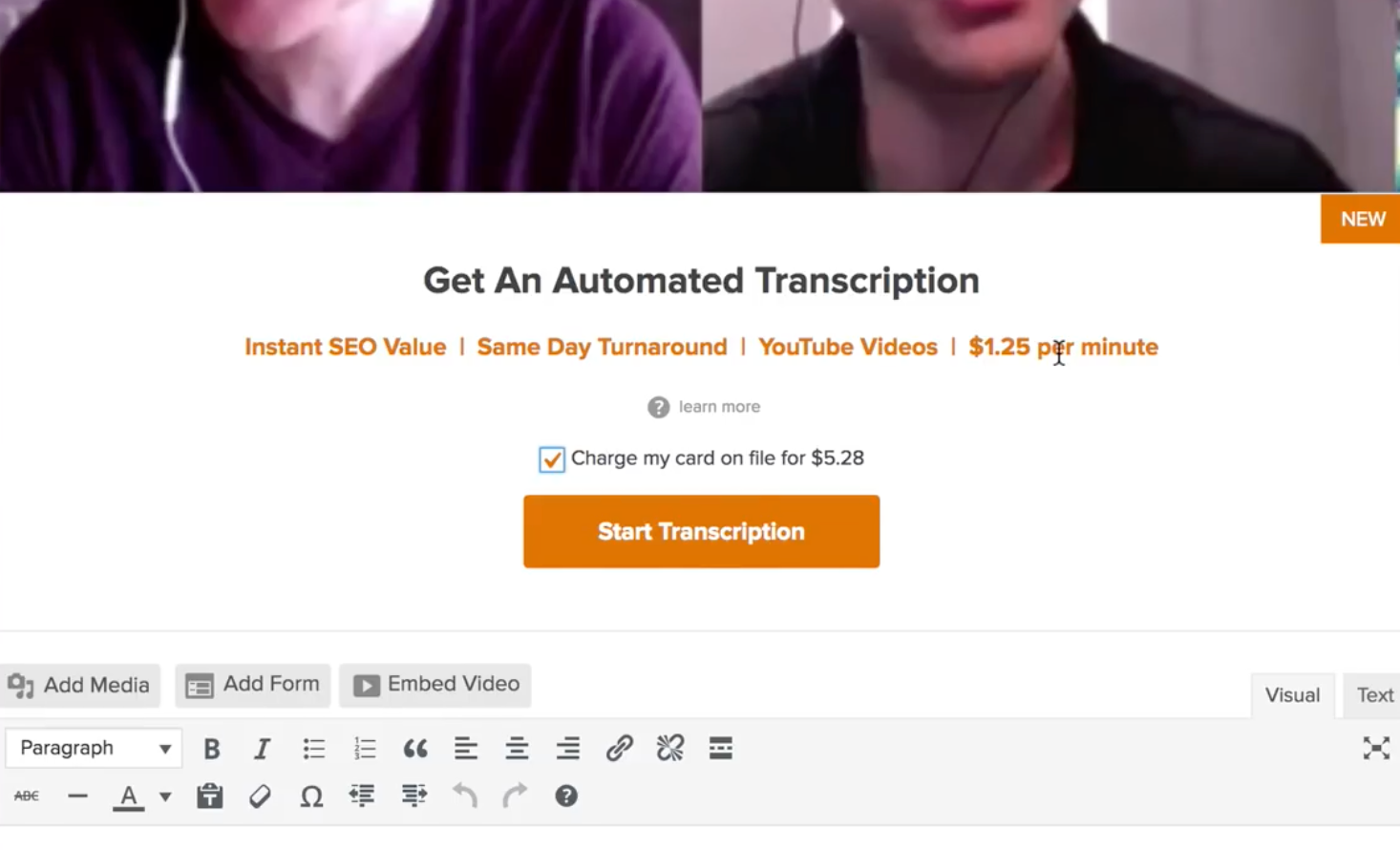 Carrot videopost feature