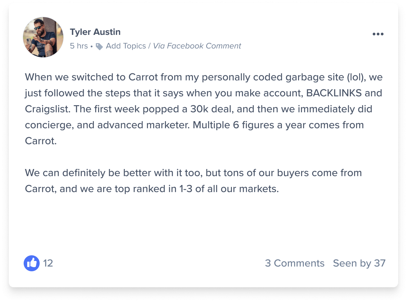 Tyler Austin recommends Carrot