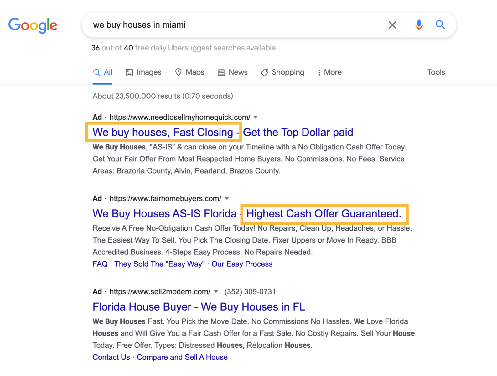 use power words in google ads